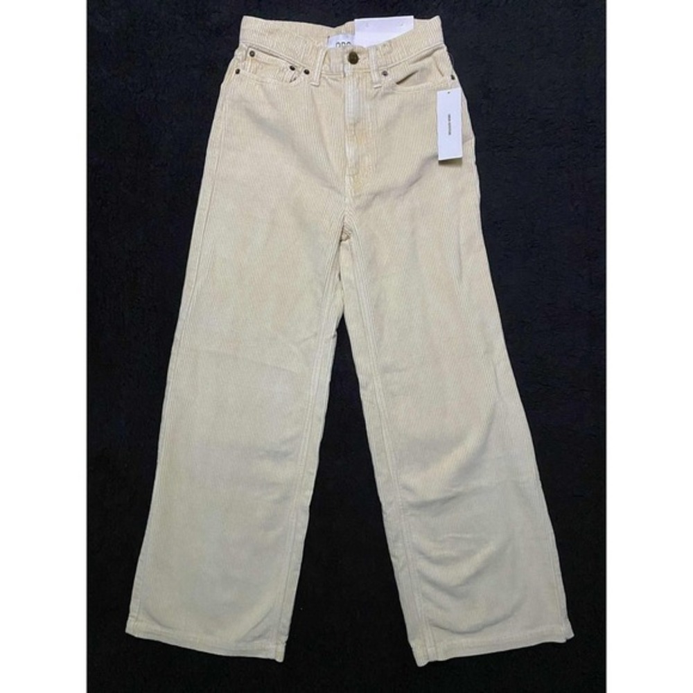 BDG Urban Outfitters High & Wide Leg‎ Corduroy Pants Size 24 SND/SABLE NWT